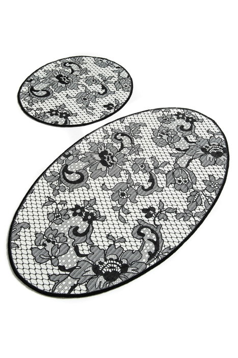 Mijölnir Lace Djt Juego de Alfombrillas de Baño Multicolor